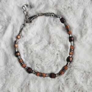 2/$15 - Beaded dog necklace - adjustable